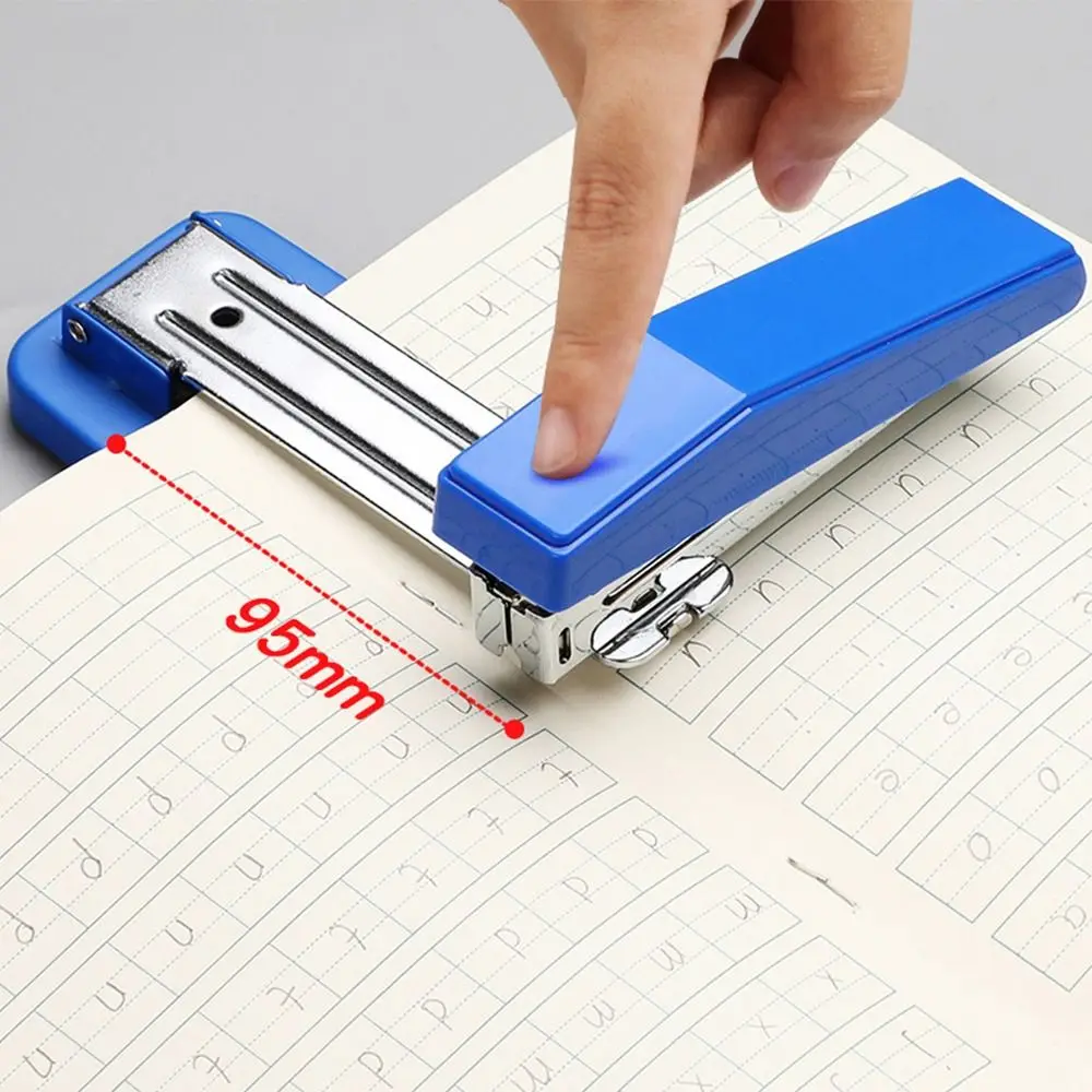 Stapler Heavy Duty - 回転可能な金属製の頑丈なホッチキス、標準の長いホッチキス、オフィスのホッチキス、製本用品、手動製本、ホッチキスの使用、360