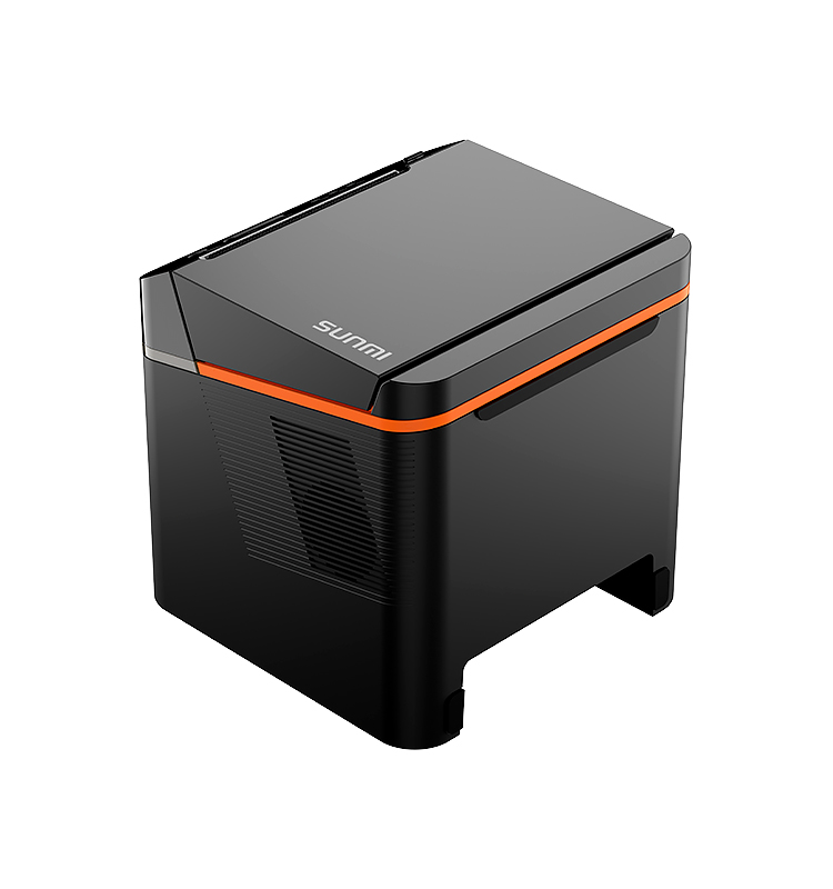 Thermal Printer - 80mm バーコードサーマルラベルレシートプリンター 低騒音 高速印刷 多言語対応 編集印刷