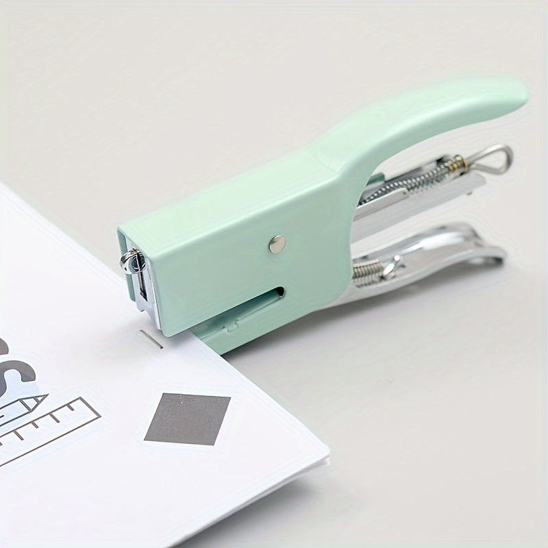 Stapler Heavy Duty - 金属製の携帯用ステープラー（セット）No. 10個入り、釘不要のオフィス用ステープラー
