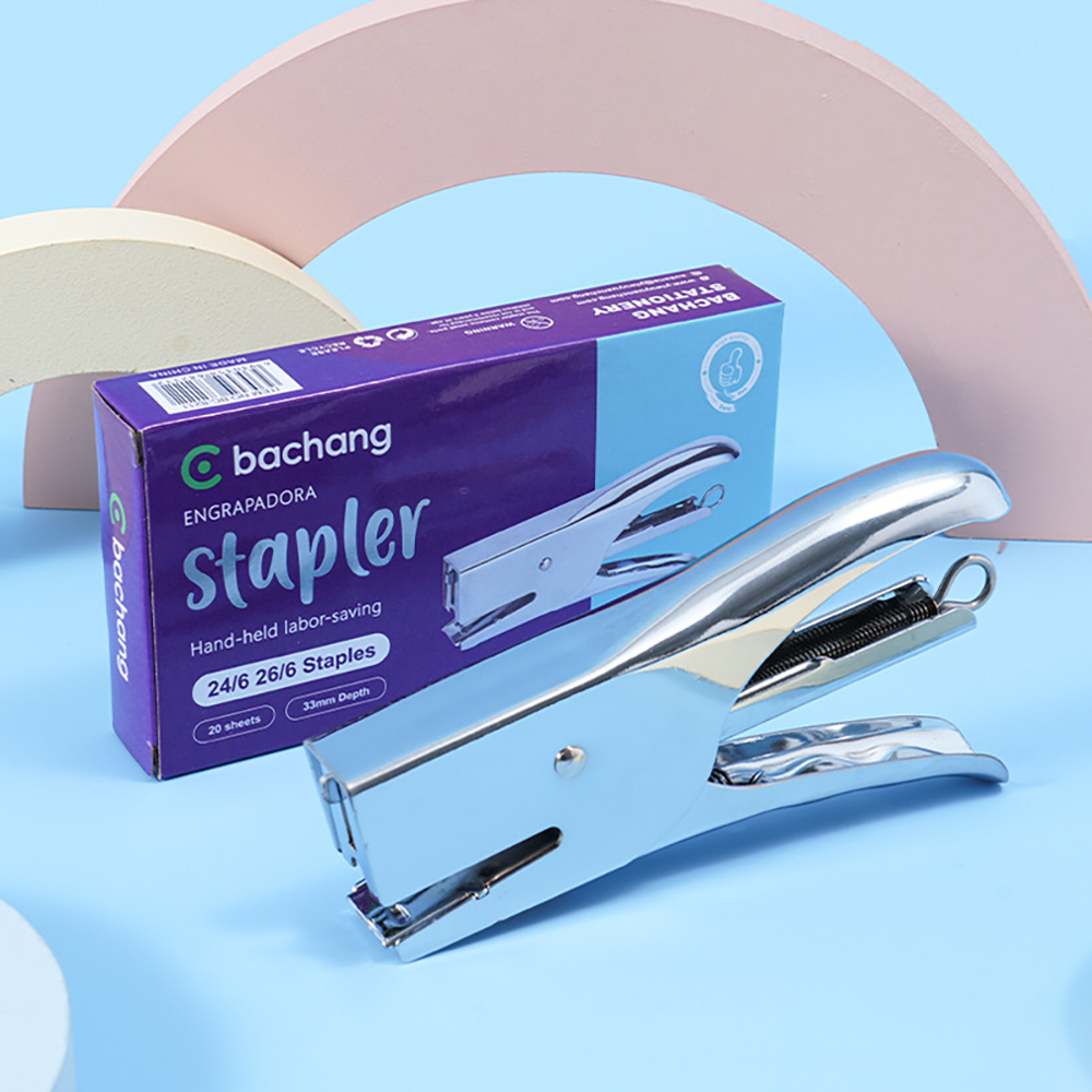 金属製の携帯用ステープラー、手で持てるテイクアウト用包装用省 - Stapler Heavy Duty のレビューと価格