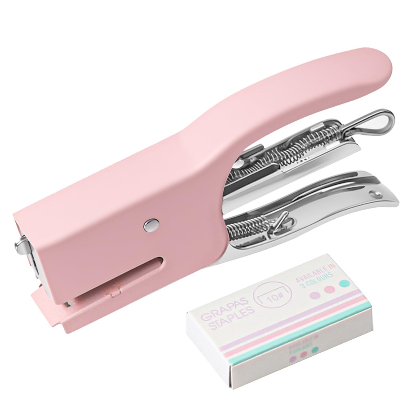金属製ハンドヘルドステープラー、オフィスデスク用ステープリン - Stapler Heavy Duty のレビューと価格