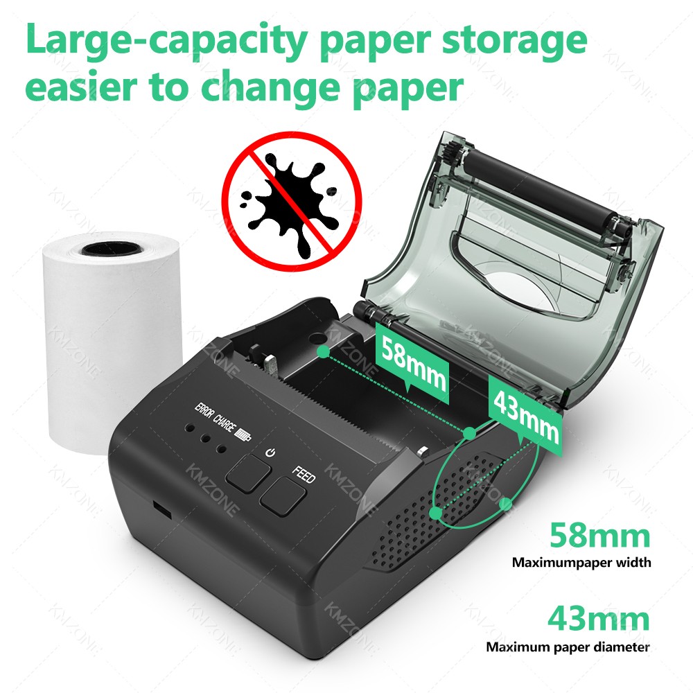 GZQIANJI-POSプリンター,ミニワイヤレスプリンター - Commercial Book Printing Machines のレビューと価格