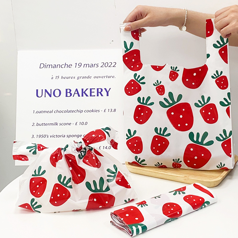イチゴの形をしたビニール袋,使い捨てポーチ,食品品質の包装用 - Commercial Printing And Packaging のレビューと価格