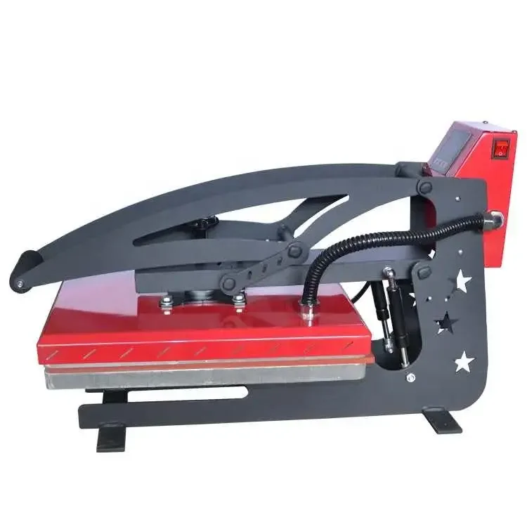 手動高圧熱プレス機 シングルステーションフラットベッドプリン - Commercial Fabric Printing Machine のレビューと価格