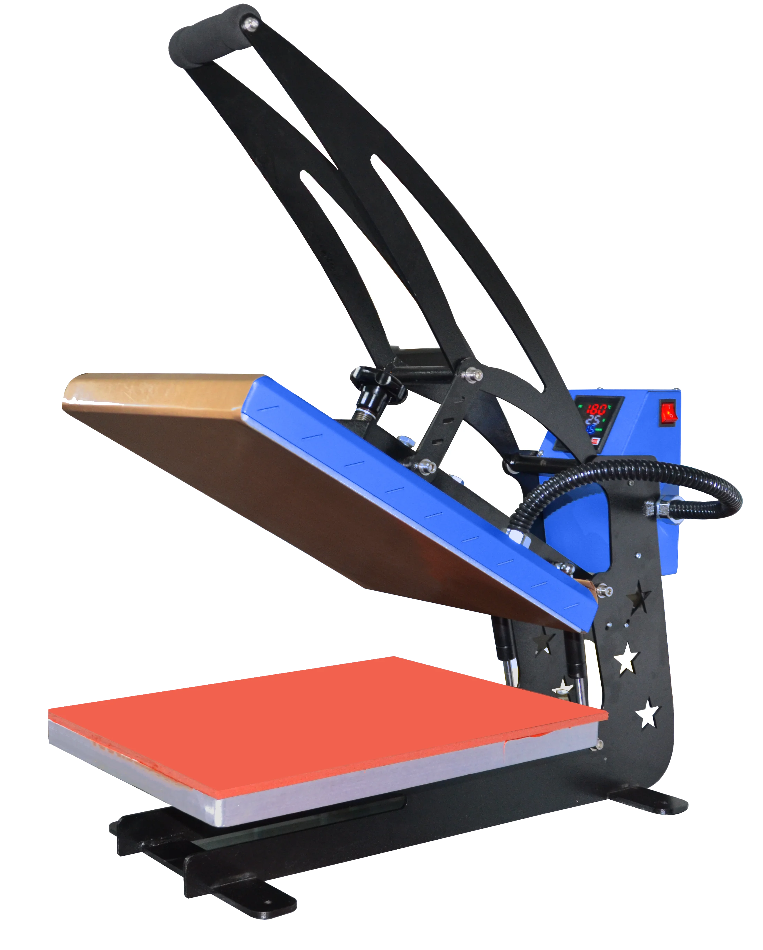 手動高圧熱プレス機 シングルステーションフラットベッドプリン - Commercial Fabric Printing Machine のレビューと価格
