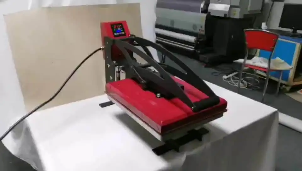 手動高圧熱プレス機 シングルステーションフラットベッドプリン - Commercial Fabric Printing Machine のレビューと価格