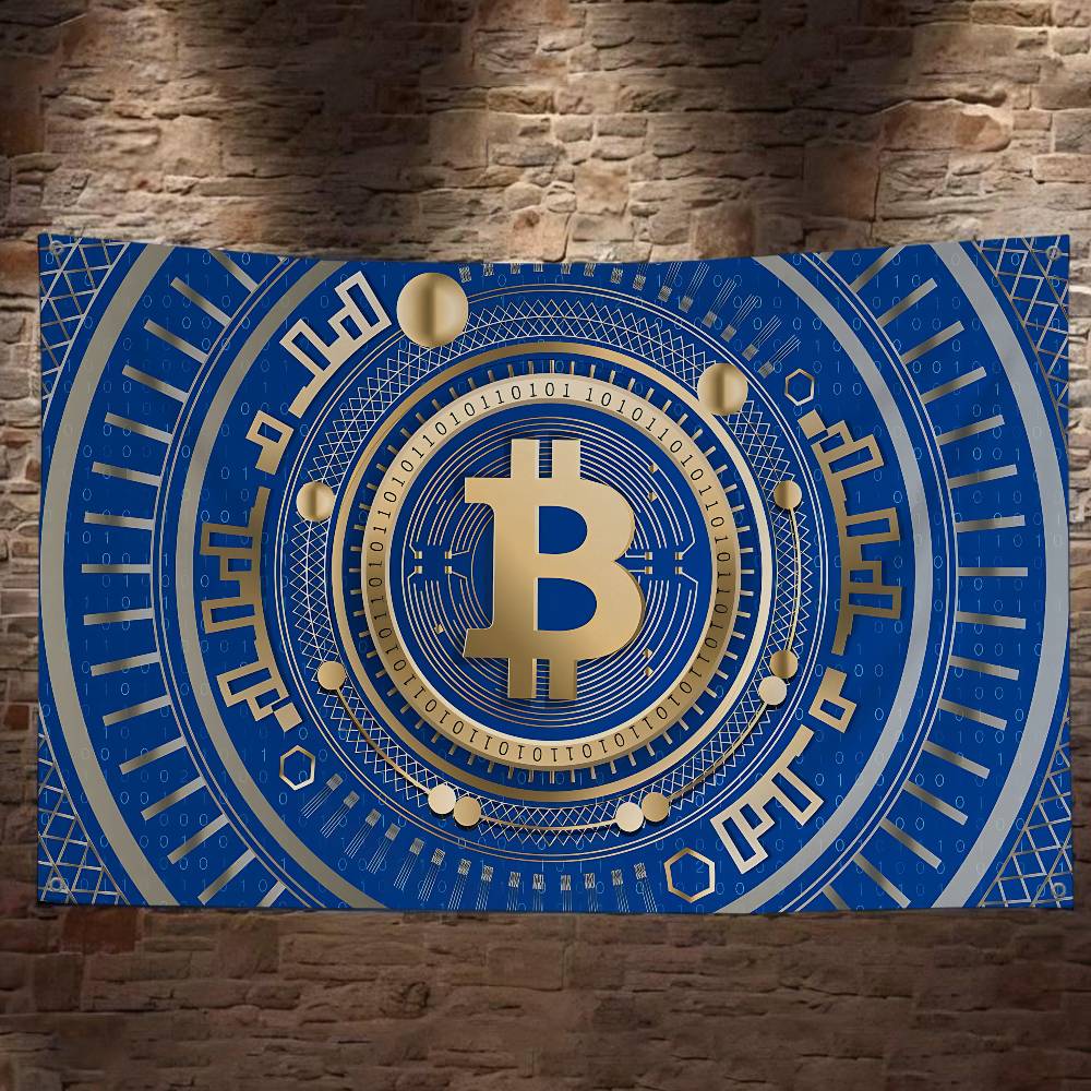 人気のロゴ、ビットコイン、高品質印刷、商業広告、旗、パーティ - Commercial Printing Company のレビューと価格
